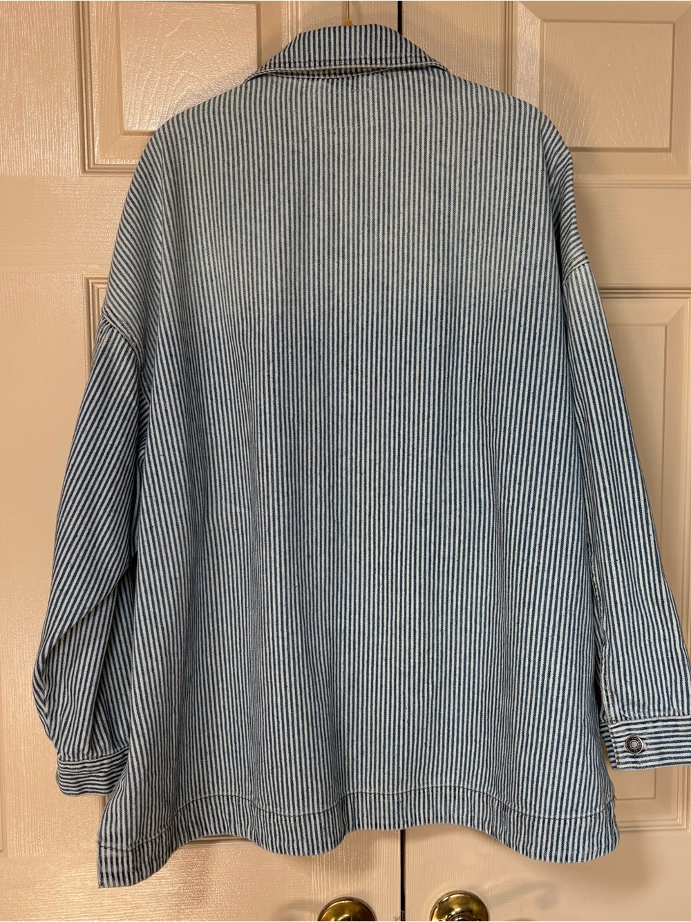 Free People Railroad Stripe Madison City Jacket Size S - Picture 3 of 5